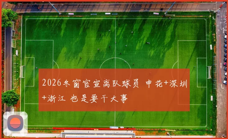 2026冬窗官宣离队球员 申花+深圳+浙江 也是要干大事
